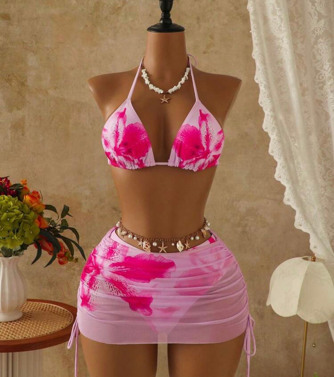 3 piece bikini set